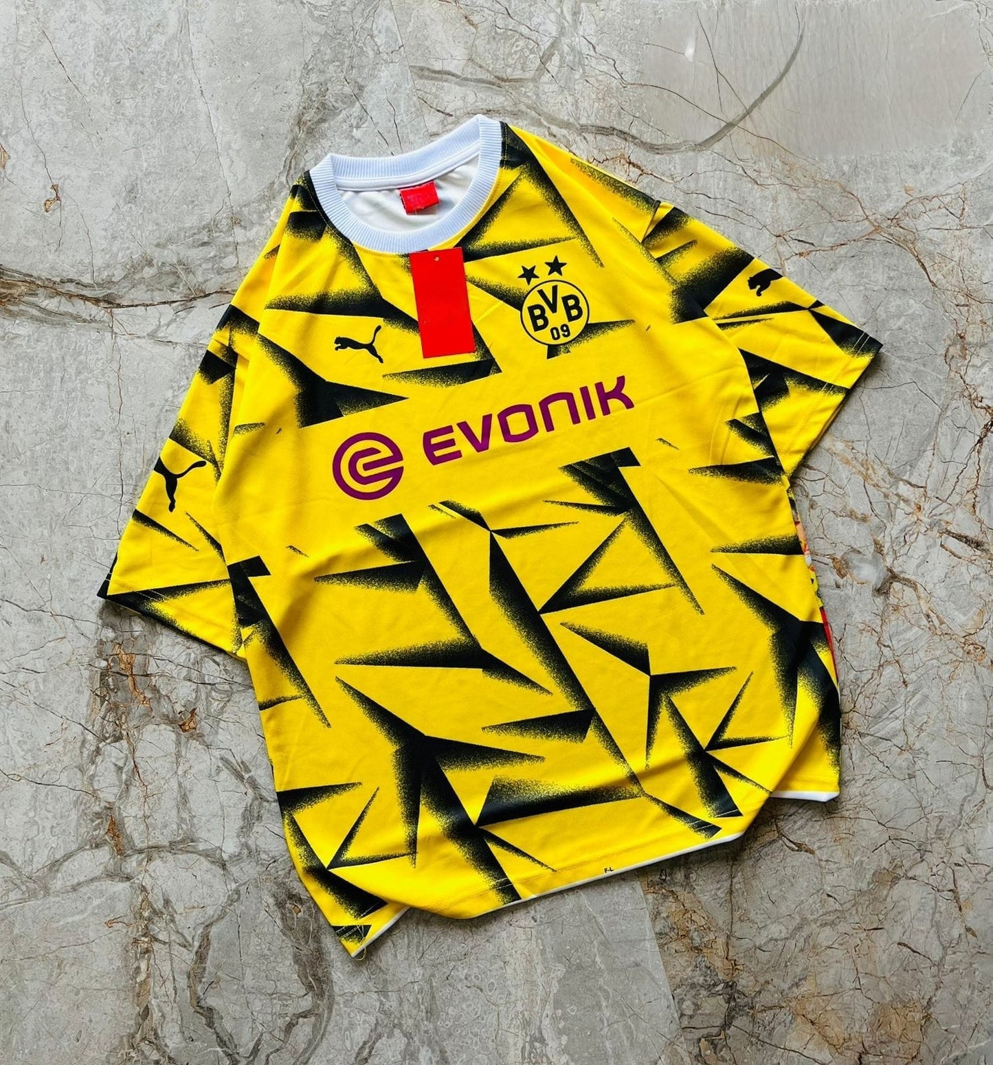 Half sleeve front and back printed football jersey buy @200