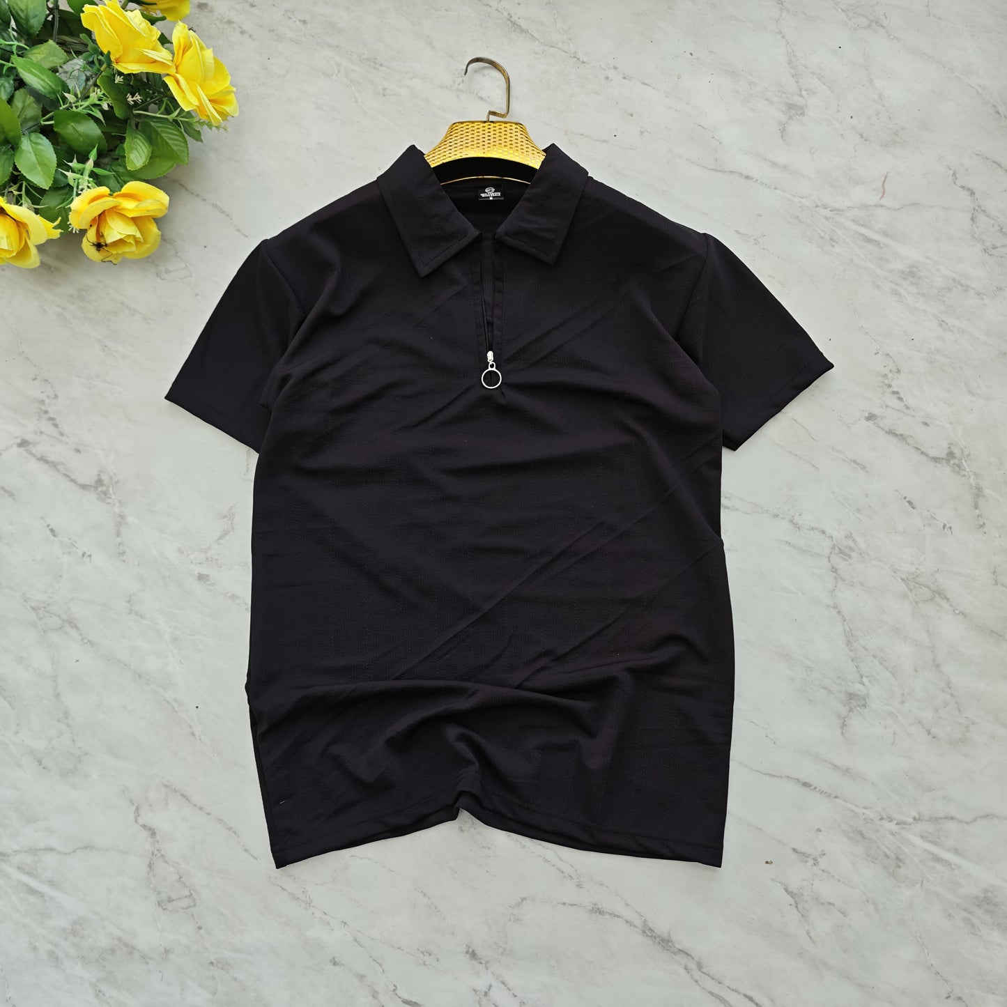 Mfw Half sleeve zipper Tshirt 1 pc @199 and 3 pcs @ 499
