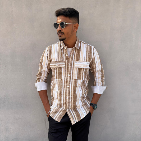 Men's Full sleeve Double pocket Shirts Shirts single pcs @299 and Buy 4 pcs combo @999