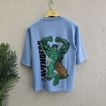 Round neck Front and back Printed droup shoulder Tshirt 1 pc @199 and 3 pcs @ 499