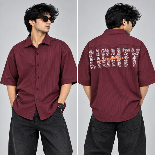 Mfw Baggy Boxy Fit Drop shoulder stripes shirt buy @250 rs