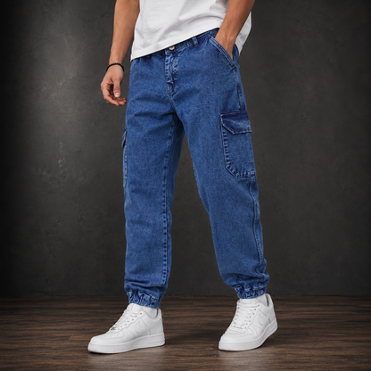 Mfw 6 pocket mom fit denim joggers cargo pants buy @500 rs only