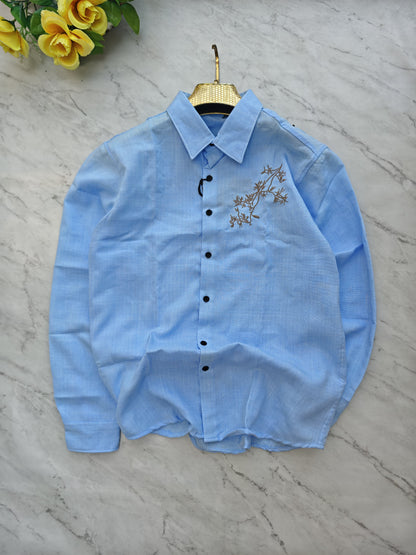 MFW Lenin embroidery work shirts Single pcs @299 and Buy 4 pcs combo @999