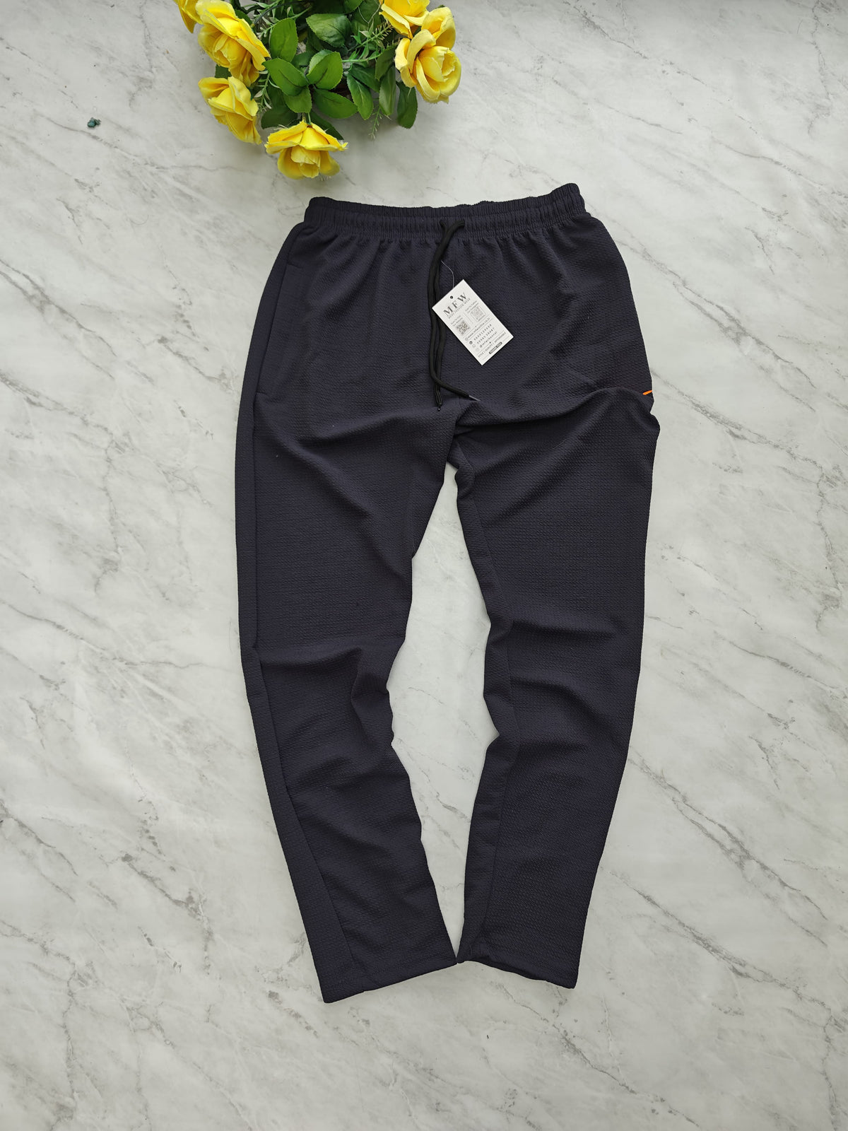 Popcorn track pants buy 3 pcs @499(Grey)