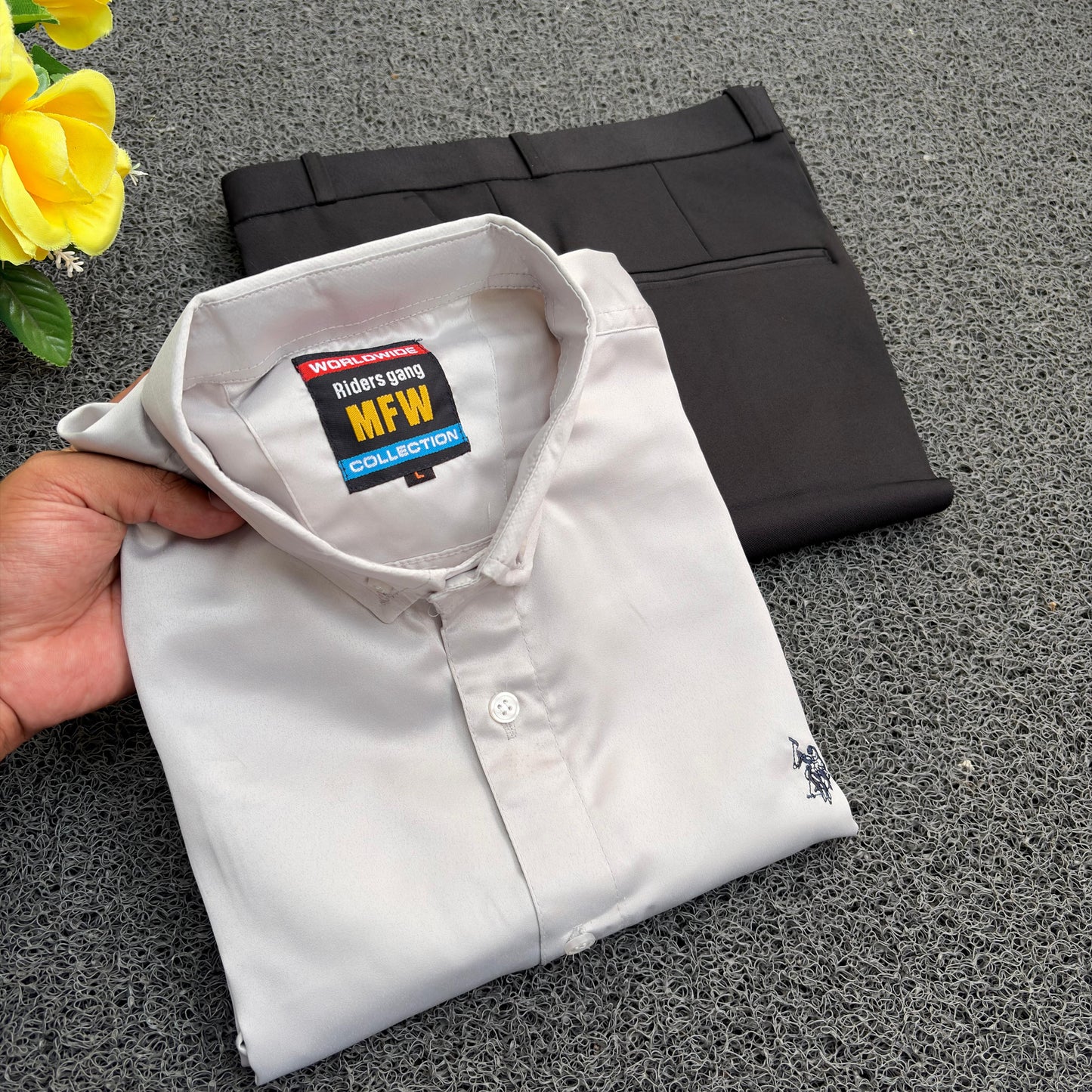 2 in 1 combo old money type party wear shirts + polo fit pants buy @550