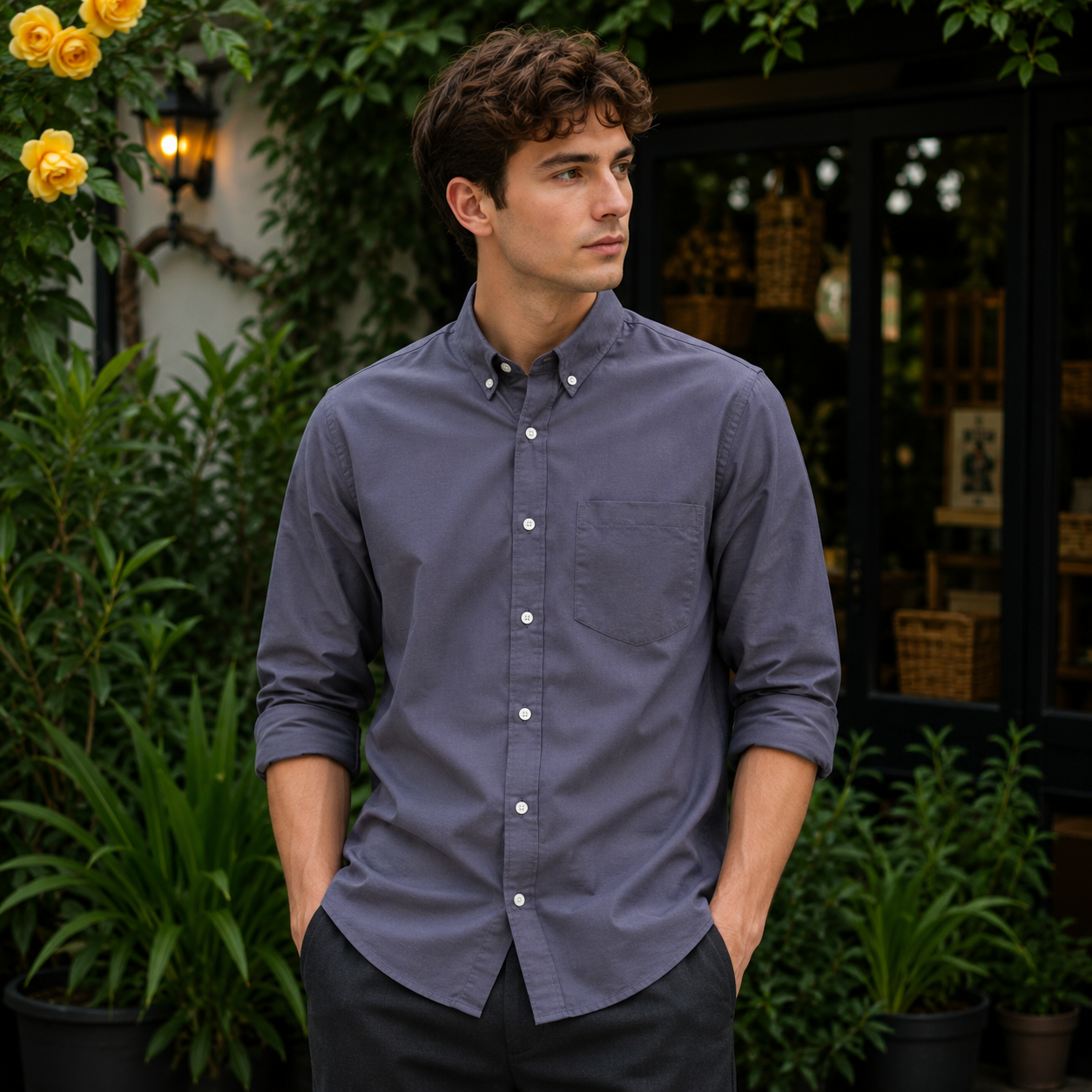 Mfw plain formal Shirts single pcs @299 and Buy 4 pcs combo @999 (Grey)