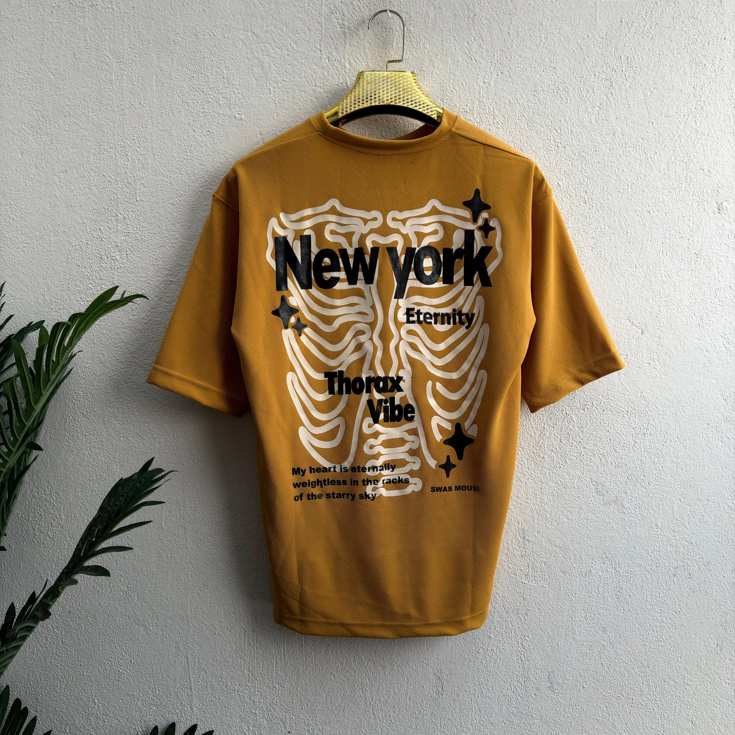 Round neck Front and back print droup shoulder Tshirt 1 pc @199 and 3 pcs @ 499