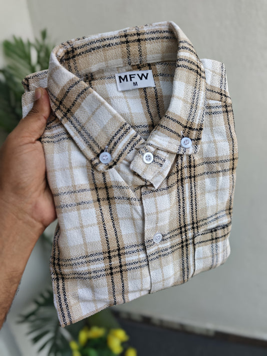 Mfw old money type flannel Shirts single pcs @299 and Buy 4 pcs combo @999
