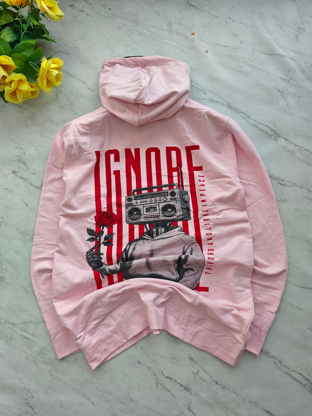 Men's Cotton back printed Hoodies single pcs @299 and Buy 4 pcs combo @999(Random design only no color selection only size selection )