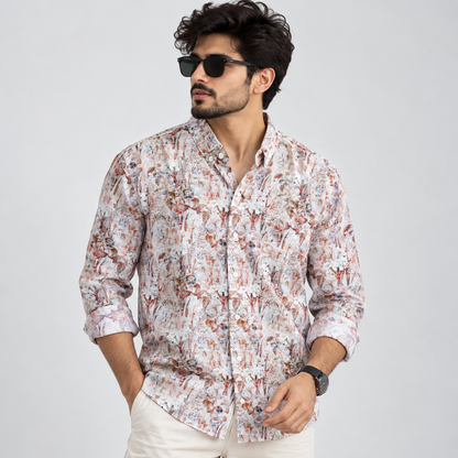 MFW viscose full sleeve printed shirts Single pcs @299 and Buy 4 pcs combo @999 [New]