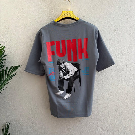 Round neck Front and back print droup shoulder Tshirt 1 pc @199 and 3 pcs @ 499