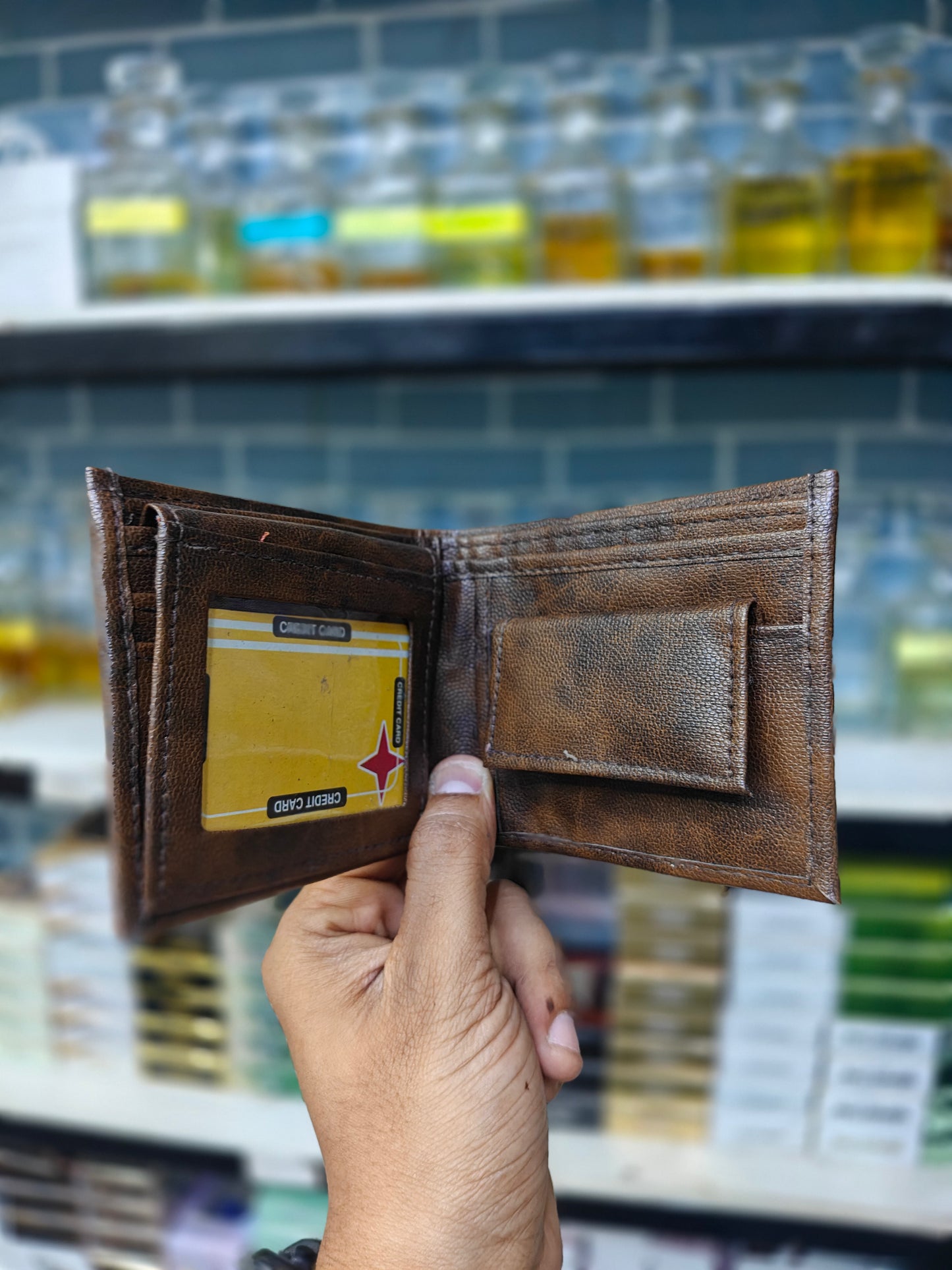 Mfw Mens Wallet Buy @150rs (BROWN BZ)