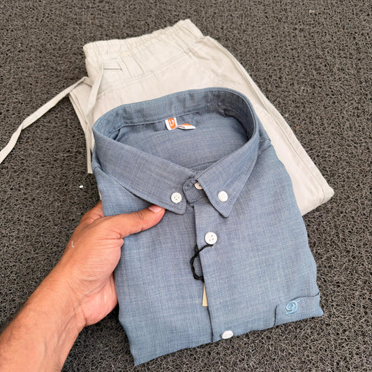 2  in 1 combo Old money lenin shirts + Lenin pants combo buy @600 only