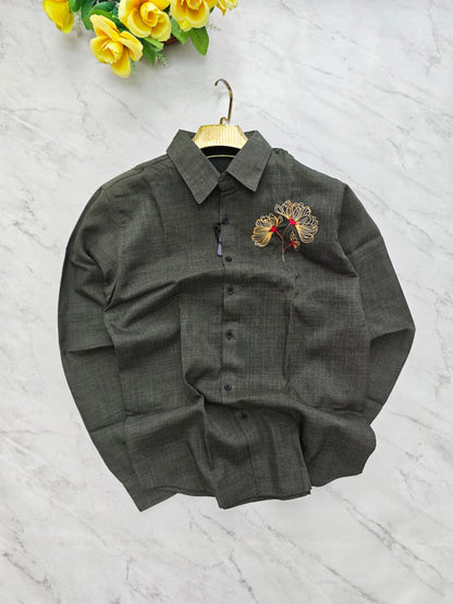 MFW Lenin embroidery work shirts Single pcs @299 and Buy 4 pcs combo @999