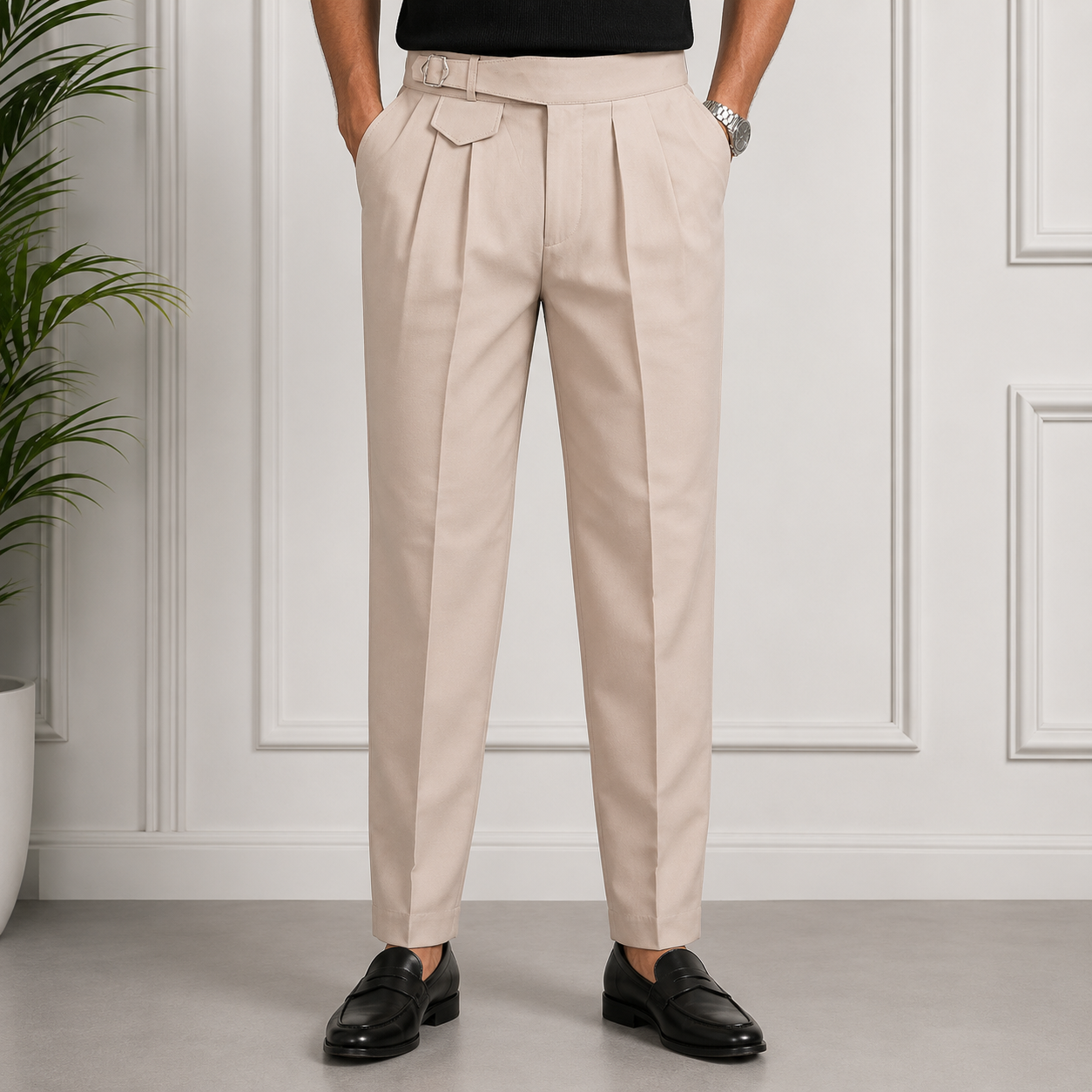 Premium quality Italian design gurkha polo fit pants buy @450 rs only