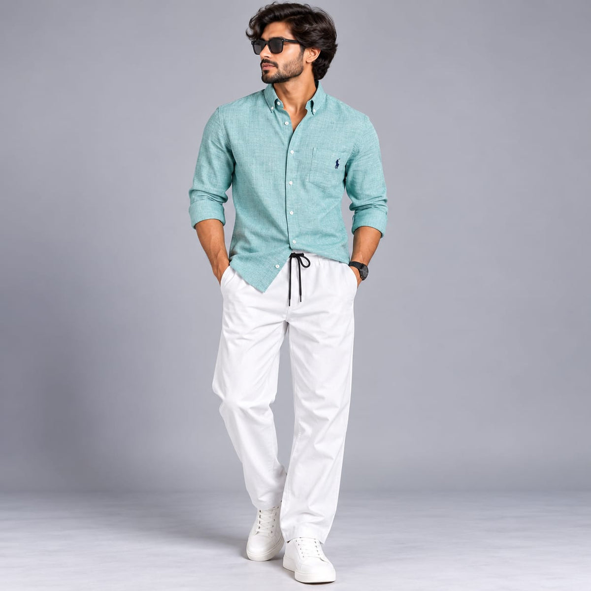2 in 1 Combo MFW Lenin shirts + lenin relax fit pant buy @550 rs only