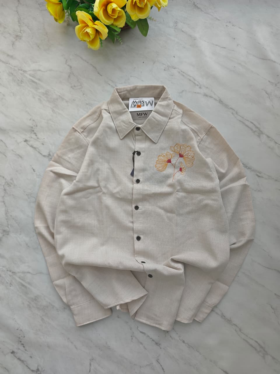 MFW Lenin embroidery work shirts Single pcs @299 and Buy 4 pcs combo @999