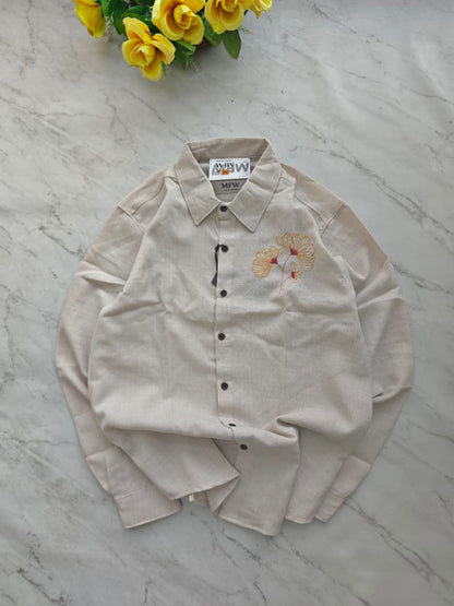 MFW Lenin embroidery work shirts Single pcs @299 and Buy 4 pcs combo @999