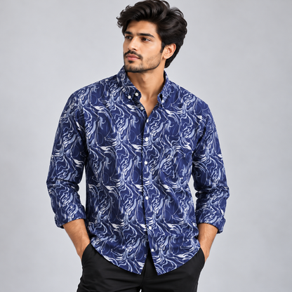 MFW viscose full sleeve printed shirts Single pcs @299 and Buy 4 pcs combo @999 [New]