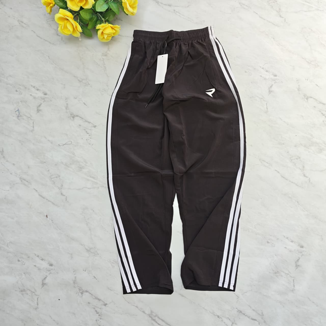 Mfw Baggy Street Wear Stripes Track pants buy 1 pc @199 3 pcs @ 499 (Black)