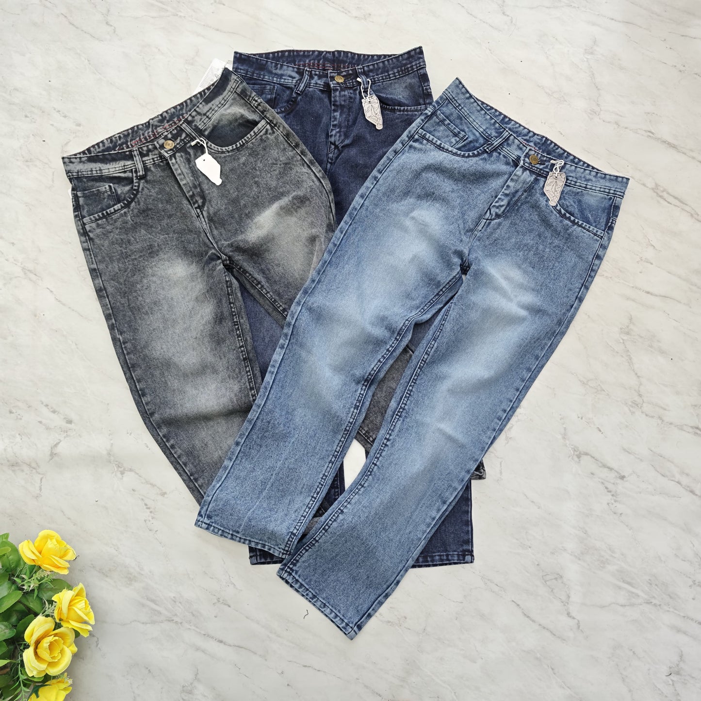 3 in 1 Combo Mom fit jeans 3 pcs @999