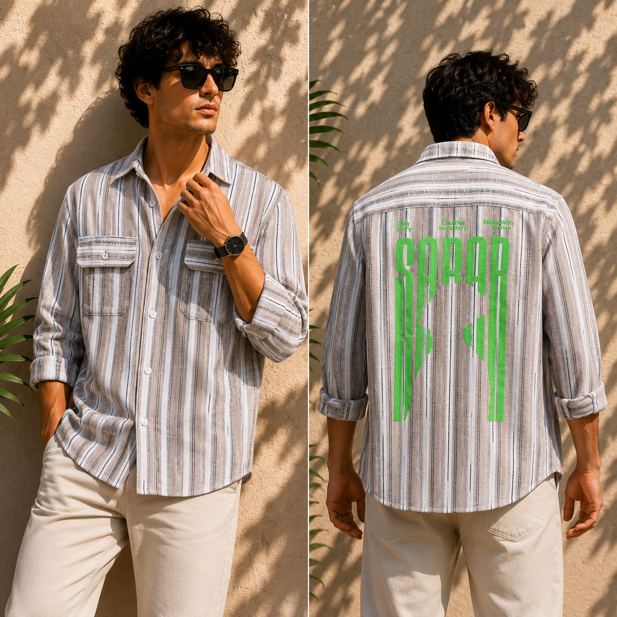Mfw double pocket back printed Shirts single pcs @299 and Buy 4 pcs combo @999