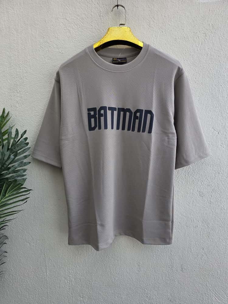 Batman design Round neck Front and back Printed droup shoulder Tshirt 1 pc @199 and 3 pcs @ 499