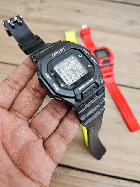 Trendy sports digital watches  rate Rs 100