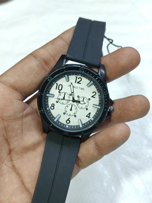 Mens most trendy Silicon magnetic strap watches @200