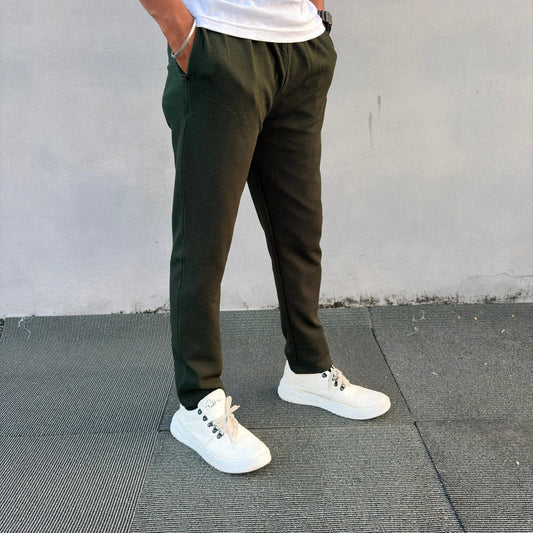 Popcorn track pants buy 3 pcs @499( Green colour)