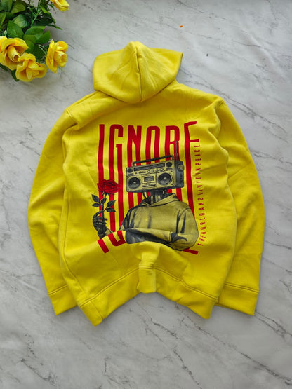 Men's Cotton back printed Hoodies single pcs @299 and Buy 4 pcs combo @999(Random design only no color selection only size selection )