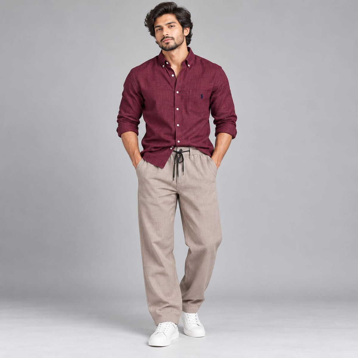 2 in 1 Combo MFW Lenin shirts + lenin relax fit pant buy @550 rs only