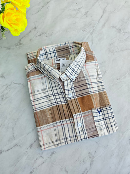 MFW Old money type full sleeve checked shirts Single pcs @299 and Buy 4 pcs combo @999