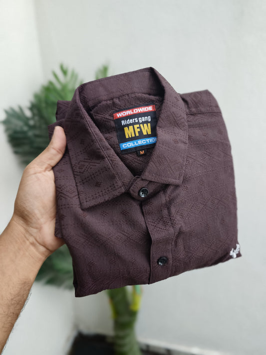 Mfw textured fabric full sleeve Shirts single pcs @299 and Buy 4 pcs combo @999