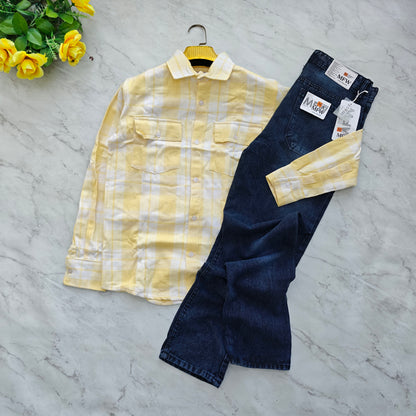 2 in 1 combo MFW back printed baggy shirts + mom fit jeans pant combo buy @600 rs only