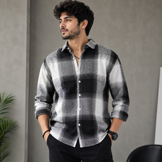 MFW grindal fabric checked shirts Single pcs @299 and Buy 4 pcs combo @999