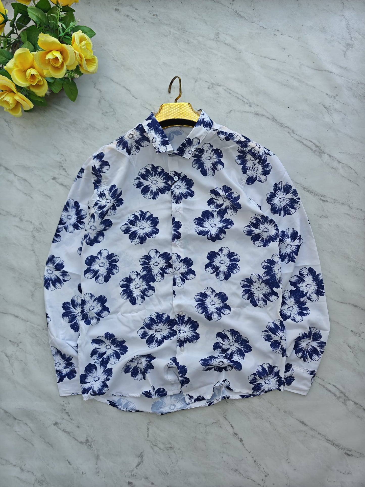 MFW Floral Viscose Printed Full Sleeve Shirt Single pcs @299 and Buy 4 pcs combo @999