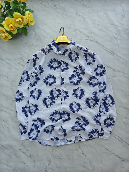 MFW Floral Viscose Printed Full Sleeve Shirt Single pcs @299 and Buy 4 pcs combo @999