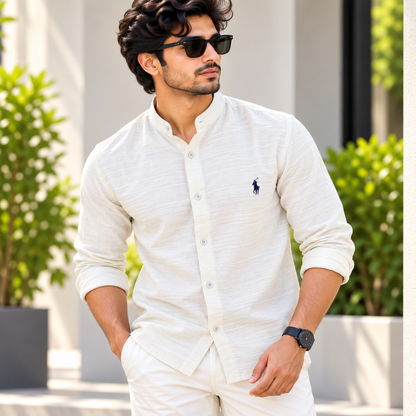 MFW Chinese collar crush lenin full sleeve shirts Single pcs @299 and Buy 4 pcs combo @999