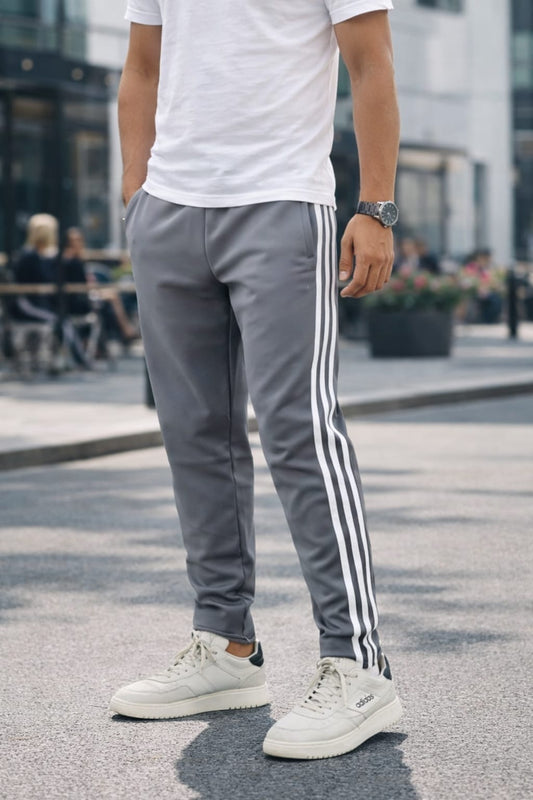 NS 3 Line paper track pants buy 3 pcs @499( Ash normal fit)