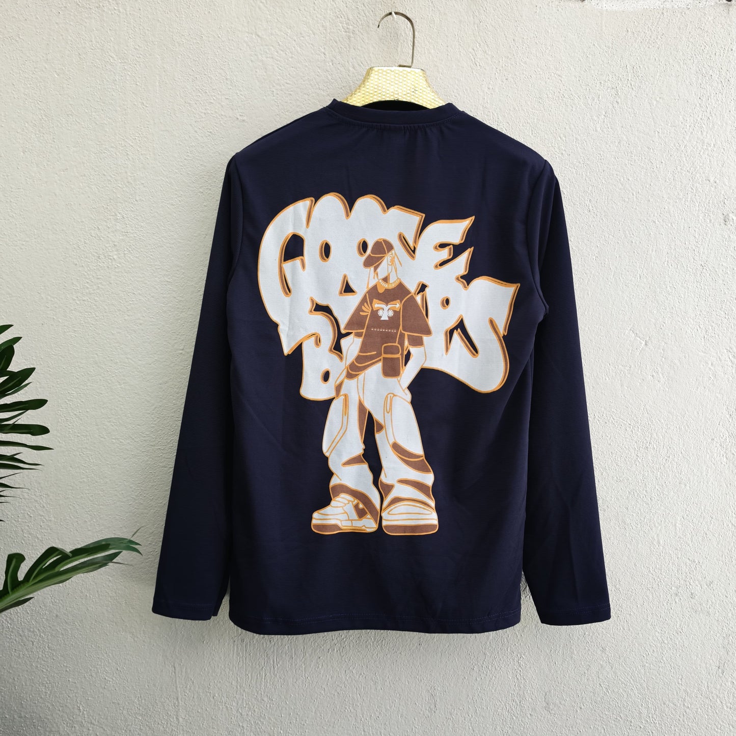 Mfw Full sleeve back printed Tshirt 1 pc @199 and 3 pcs @ 499 (NAVY BLUE)