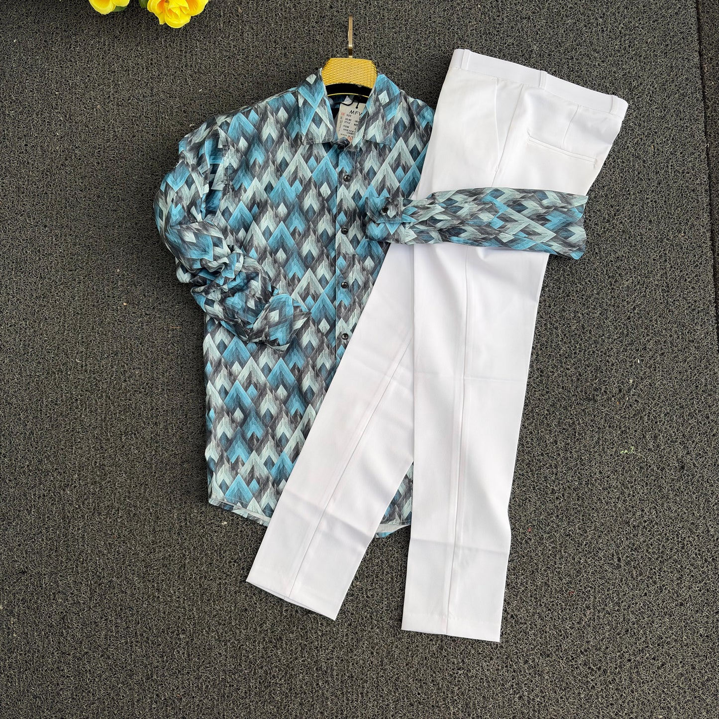 2 in 1 combo printed shirts + polo fit pant buy @600