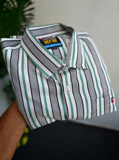 Mfw stripes full sleeve Shirts single pcs @299 and Buy 4 pcs combo @999