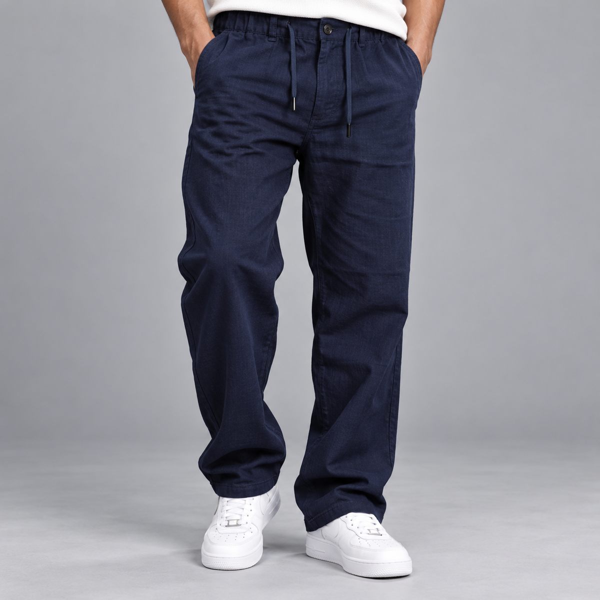 Mfw lenin relax fit pants buy 3 pant @ 1200 [Navy]
