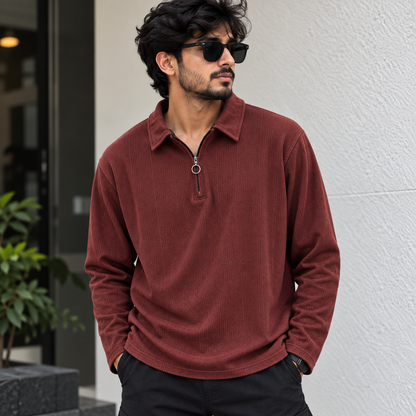 Mfw Full sleeve zipper Tshirt 1 pc @199 and 3 pcs @ 499
