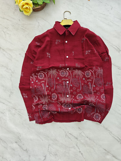 Men's Full sleeve Bottom Embroidery Shirts single pcs @350 and Buy 3 pc combo @999