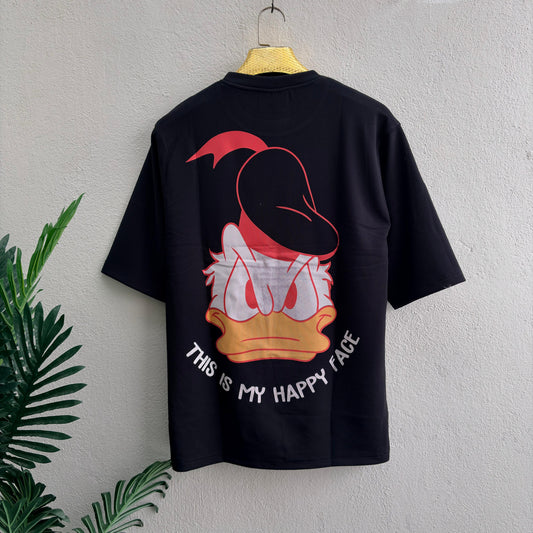 Round neck Front and back Printed droup shoulder Tshirt 1 pc @199 and 3 pcs @ 499