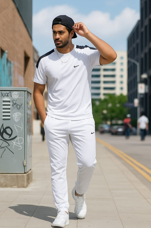 2 in 1 combo Dry fit tshirt & Dry fit track pant combo buy @400