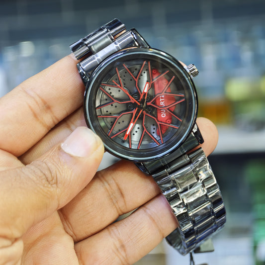 Trending Metal Strap Spinning Watch buy @350rs