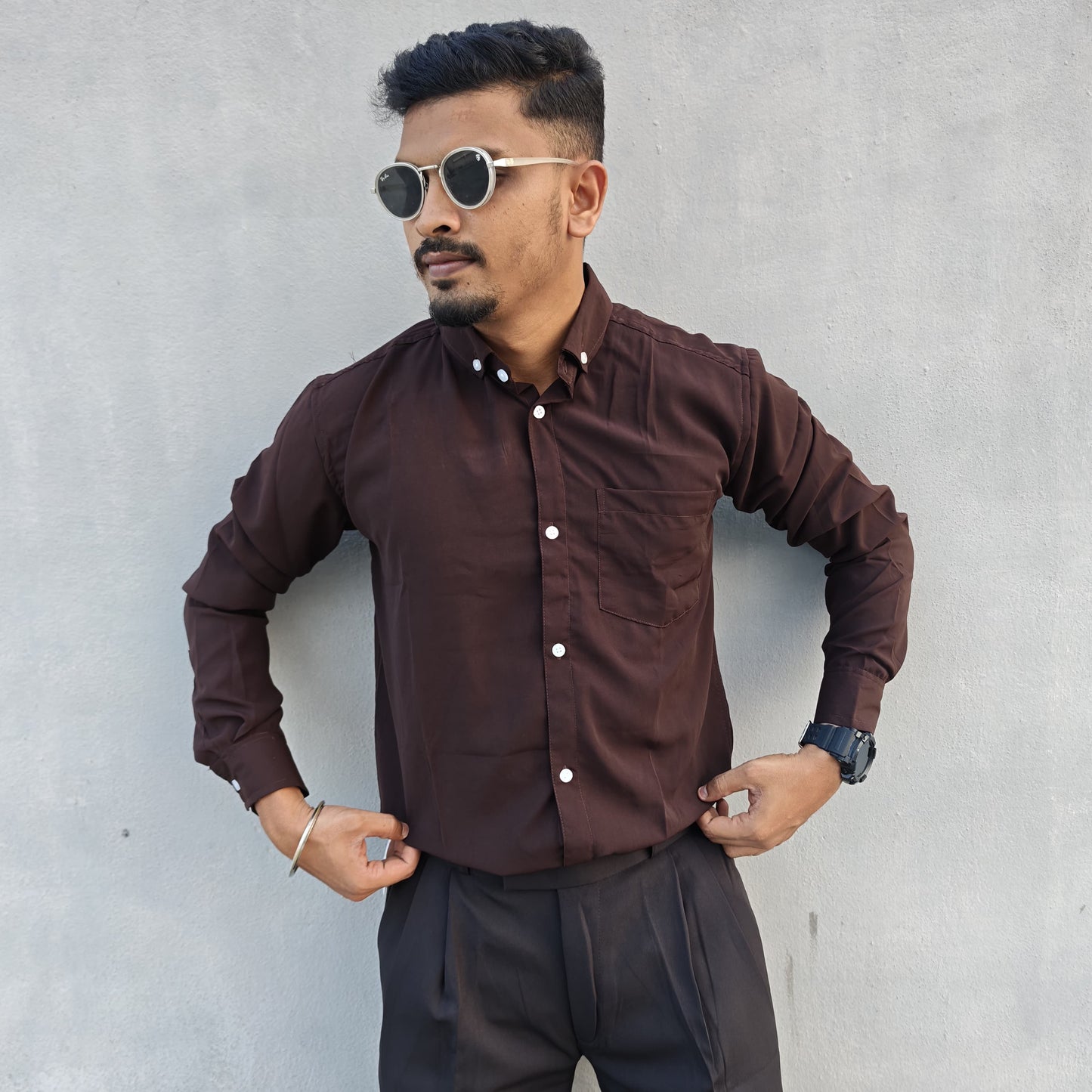 Mfw plain Liqued wrinkle freeShirts single pcs @299 and Buy 4 pcs combo @999